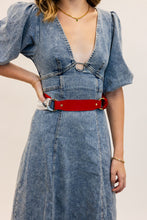 Load image into Gallery viewer, Small Saturday Scarf™ Leather Belt Strap