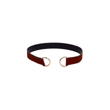Load image into Gallery viewer, Loop Skinny Scarf Reversible Leather Belt