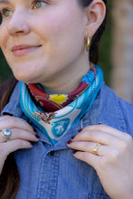 Load image into Gallery viewer, Florida State Heritage Turquoise Pocket Scarf