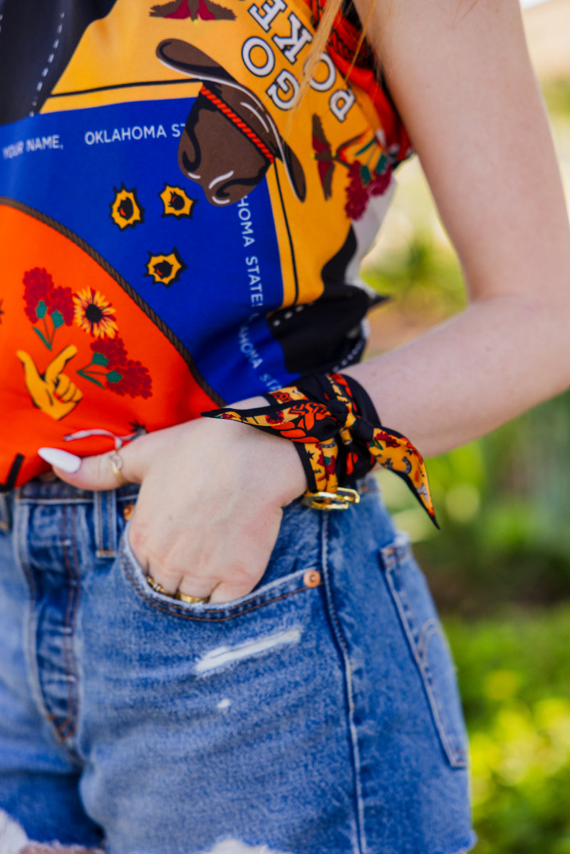 JEREMY SCOTT Bullet Scarf ジェレミースコット スカーフ Jeremy Scott Bullet Scarf - Black Scarves and Shawls, Accessories