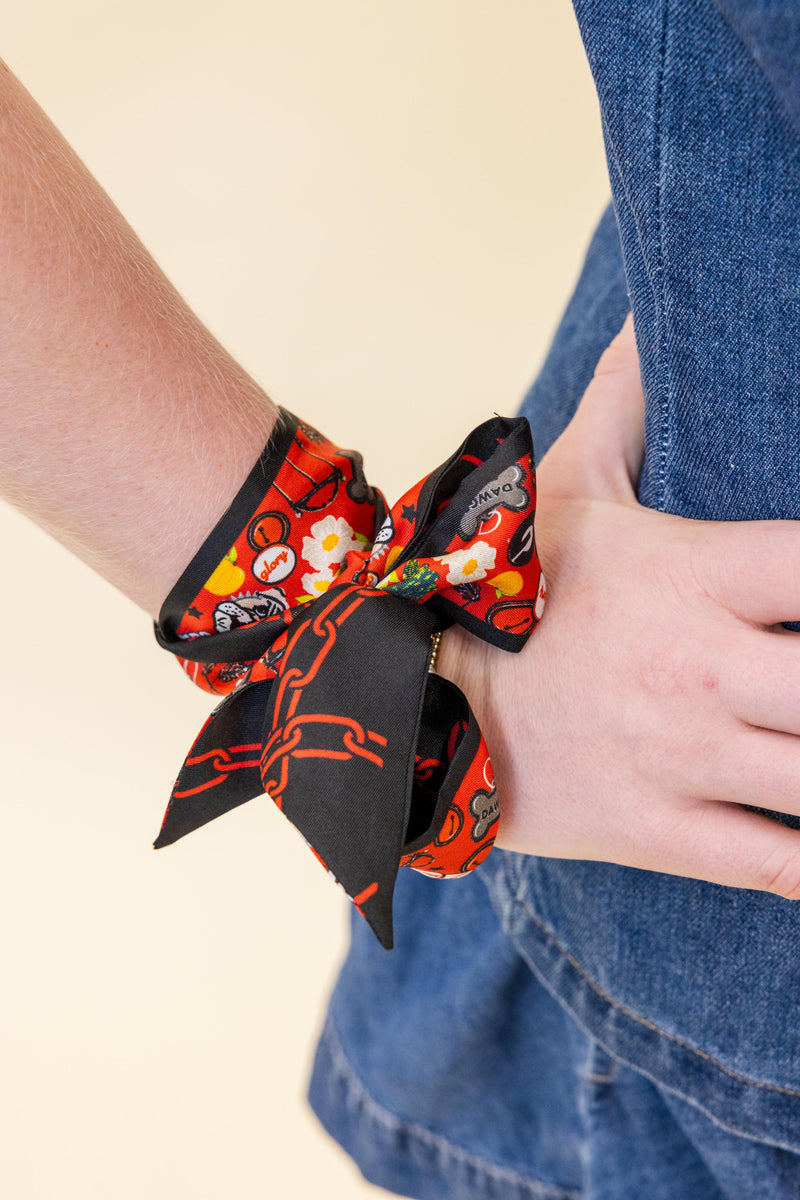 JEREMY SCOTT Bullet Scarf ジェレミースコット スカーフ Georgia Bulldogs Skinny Scarf – Saturday Silks