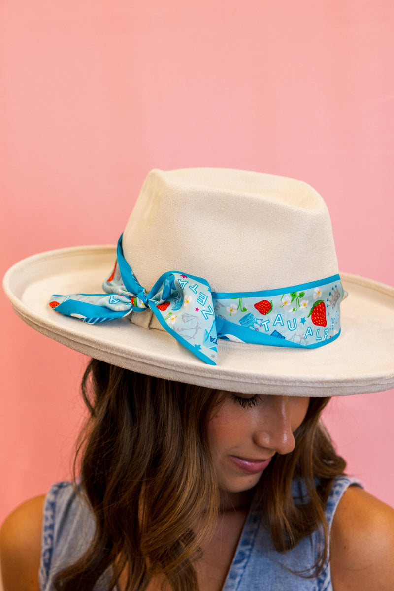 Zeta Tau Alpha Skinny Scarf – Saturday Silks