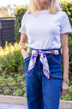 Load image into Gallery viewer, Wide Saturday Scarf™ Reversible Leather Belt
