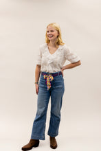 Load image into Gallery viewer, Loop Skinny Scarf Reversible Leather Belt