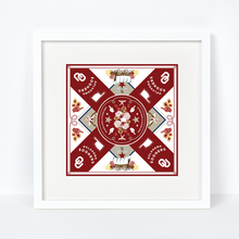 Load image into Gallery viewer, Oklahoma Sooners Framed Print Scarf Art
