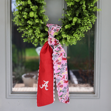 Load image into Gallery viewer, Alabama Crimson Tide Cotton Wreath Scarf