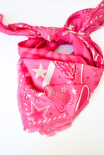 Load image into Gallery viewer, Think Pink® Fringed Spirit Scarf™