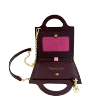 Load image into Gallery viewer, Fan-Fold Leather Crossbody Wallet