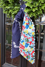 Load image into Gallery viewer, Ole Miss Rebels Cotton Wreath Scarf