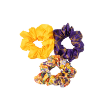 Load image into Gallery viewer, LSU Tigers Scrunchie Set