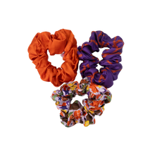 Load image into Gallery viewer, Clemson Tigers Scrunchie Set