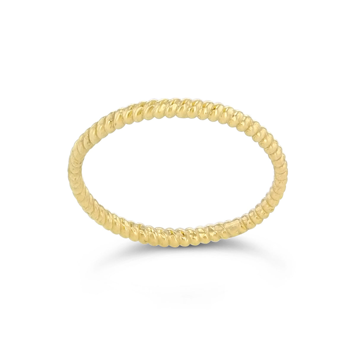 Golden Twist Twilly Ring – Saturday Silks