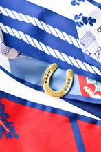 Load image into Gallery viewer, Lucky Horseshoe Skinny Scarf Slider