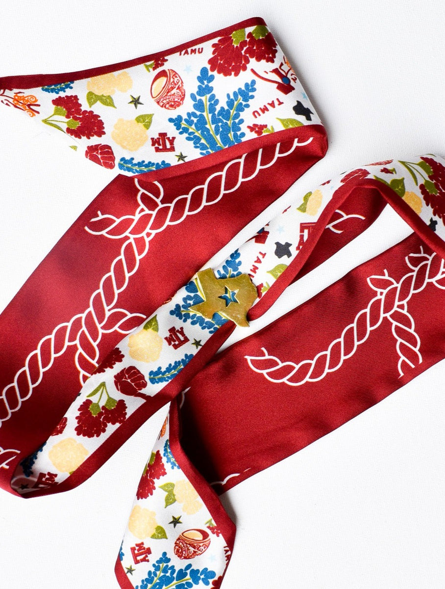 Texas Star Skinny Scarf Slider – Saturday Silks