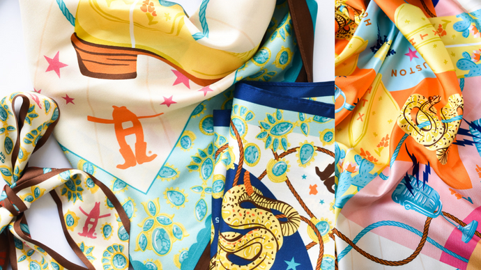 A Retro Chic Scarf Collection with Christina Greene & The Houston Rodeo