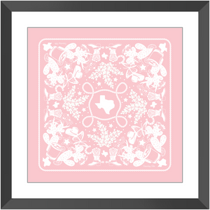 Texas Sun Framed Print Art - Pink Lady