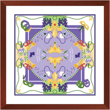 Load image into Gallery viewer, Mardi Gras Framed Print Art
