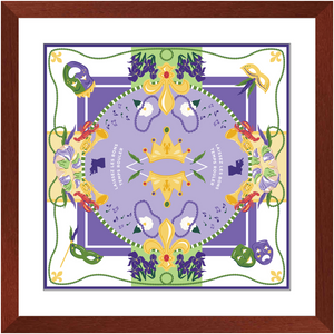 Mardi Gras Framed Print Art