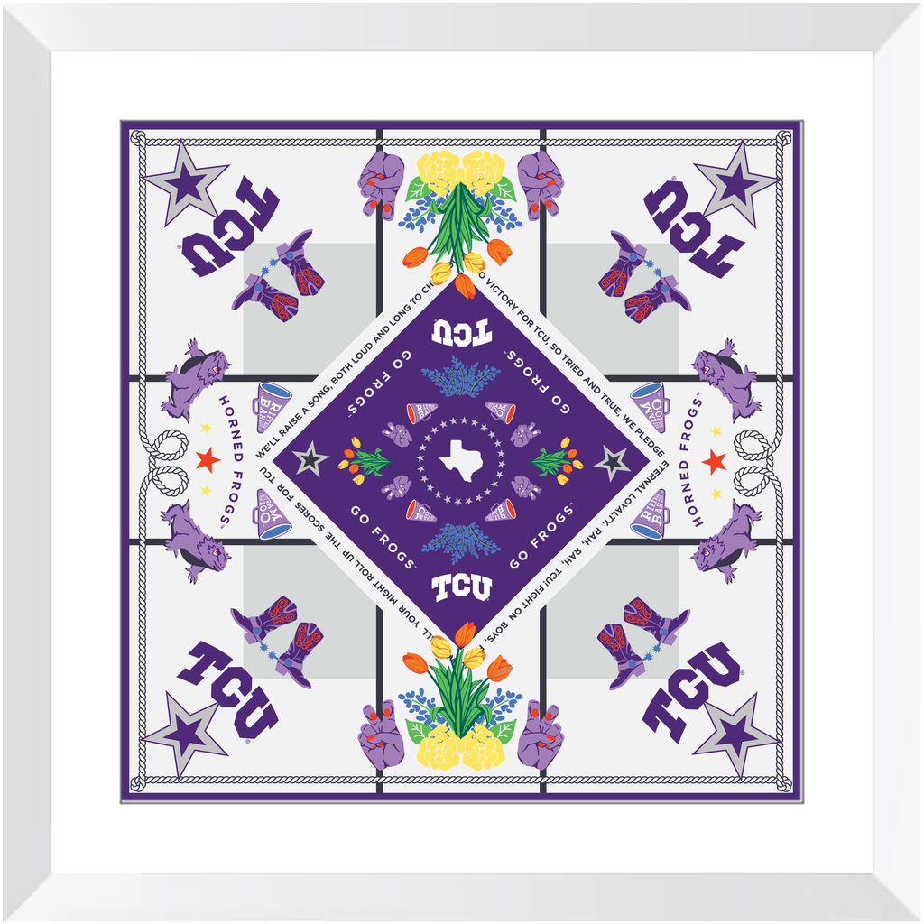 TCU Horned Frogs Framed Print Art