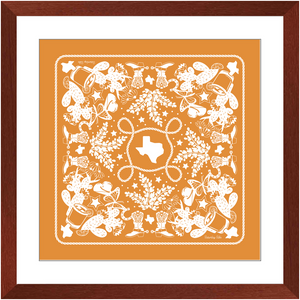 Texas Sun Framed Print Art - Indian Paintbrush