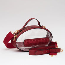 Load image into Gallery viewer, Touchdown Clear Crossbody Bag
