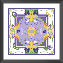 Load image into Gallery viewer, Mardi Gras Framed Print Art

