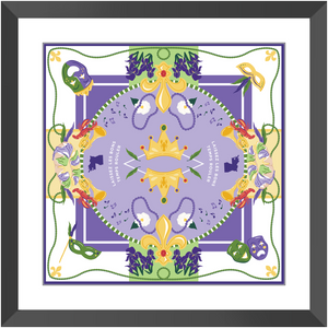 Mardi Gras Framed Print Art