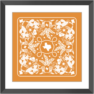 Texas Sun Framed Print Art - Indian Paintbrush
