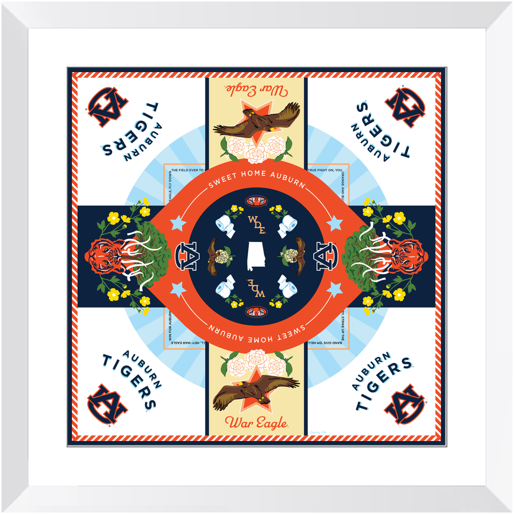 Auburn Tigers Framed Print Art