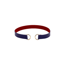 Load image into Gallery viewer, Loop Skinny Scarf Reversible Leather Belt
