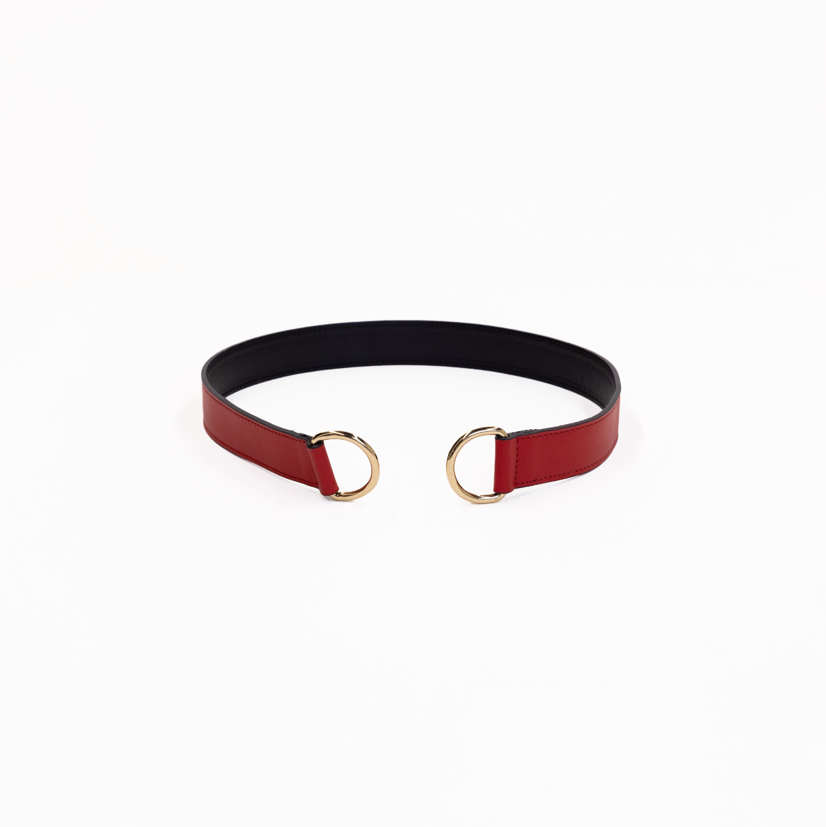 Loop Skinny Scarf Reversible Leather Belt – Saturday Silks