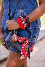 Load image into Gallery viewer, Football Tiny Bag Charm
