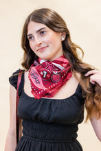 Load image into Gallery viewer, Maroon Fringed Spirit Scarf™
