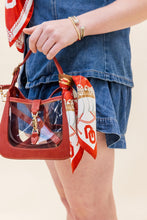 Load image into Gallery viewer, Paige Piston Lock Clear Crossbody Bag
