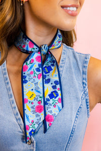 Alpha Xi Delta Skinny Scarf