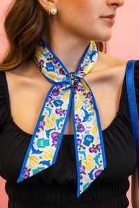 Tri Delta Skinny Scarf