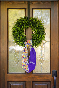 LSU Tigers Cotton Wreath Scarf