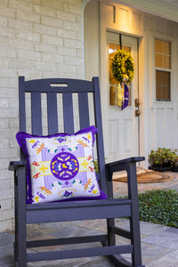LSU Tigers Cotton Wreath Scarf