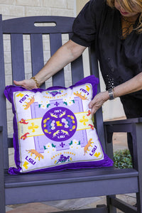 LSU Tigers Cotton Pillow Cover