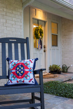 Load image into Gallery viewer, Ole Miss Rebels Cotton Wreath Scarf
