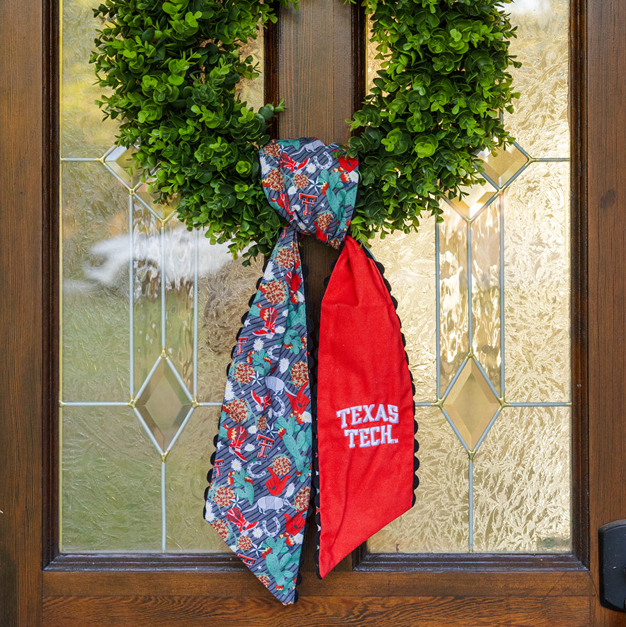 Texas Tech Red Raiders Cotton Wreath Scarf
