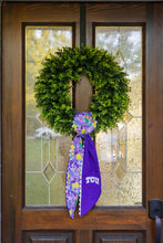 Load image into Gallery viewer, TCU Horned Frogs Cotton Wreath Scarf

