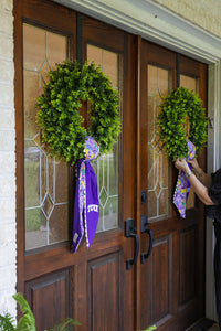 TCU Horned Frogs Cotton Wreath Scarf