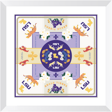 Load image into Gallery viewer, LSU Tigers Scarf Art Print

