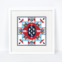 Load image into Gallery viewer, Ole Miss Rebels Scarf Art Print
