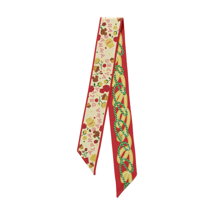 Alpha Gamma Delta Skinny Scarf