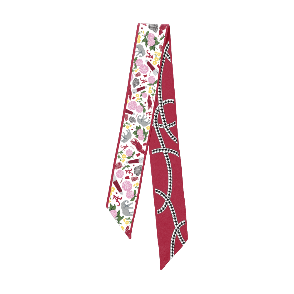 Alabama Crimson Tide Skinny Scarf – Saturday Silks