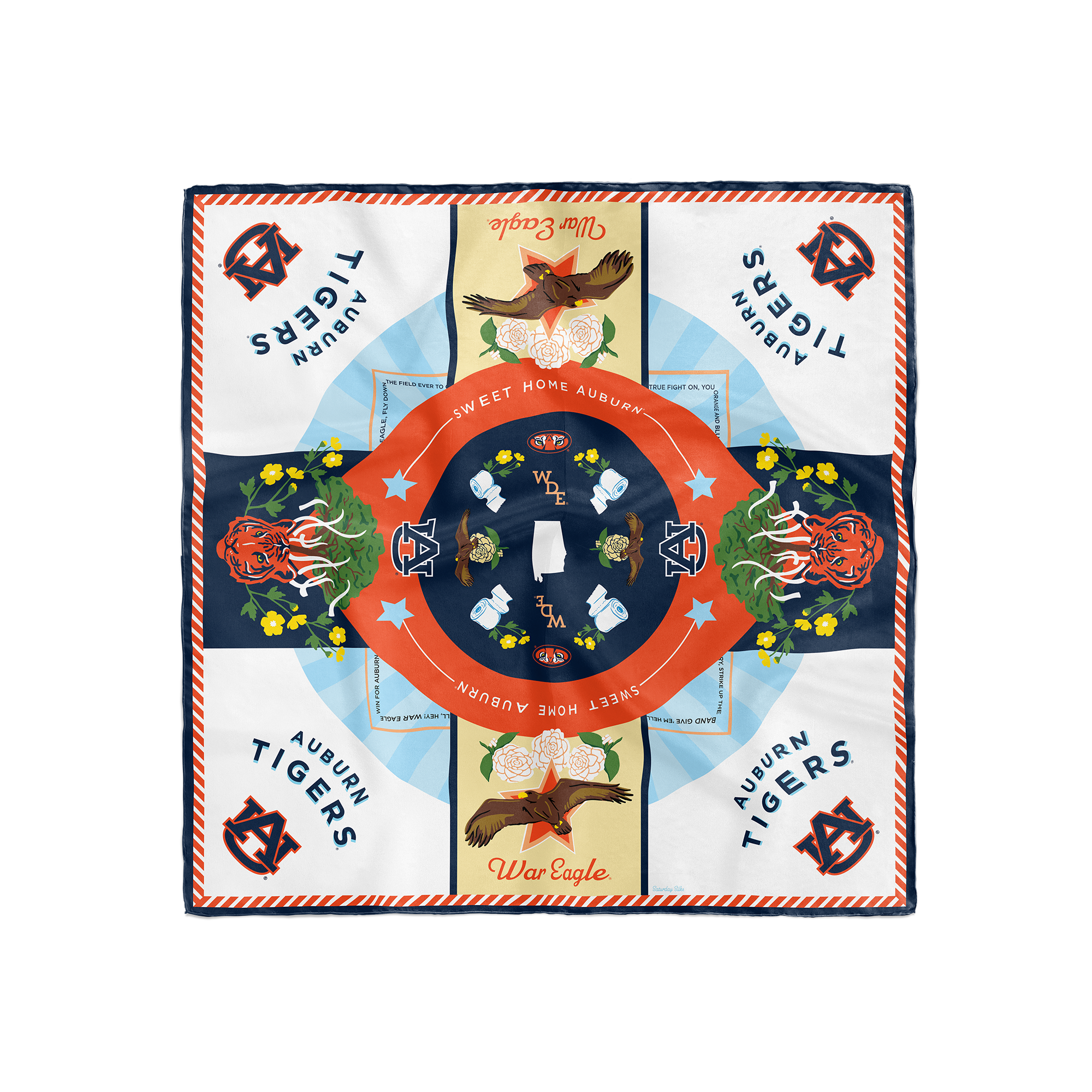 Auburn Tigers Saturday Scarf™ – Saturday Silks