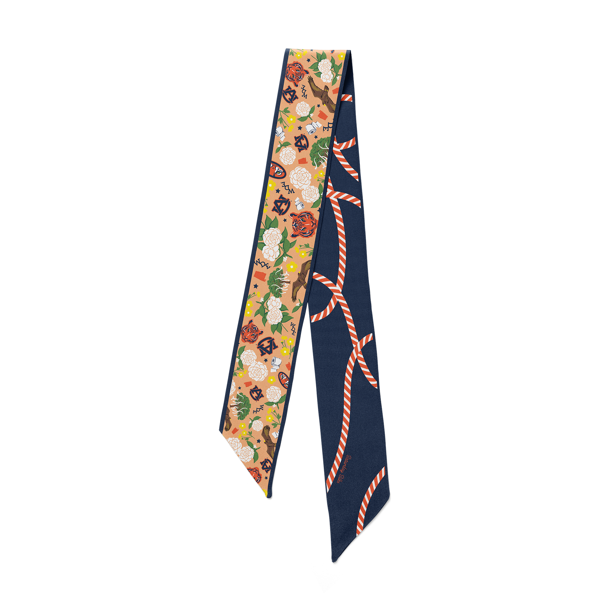 Auburn Tigers Skinny Scarf – Saturday Silks