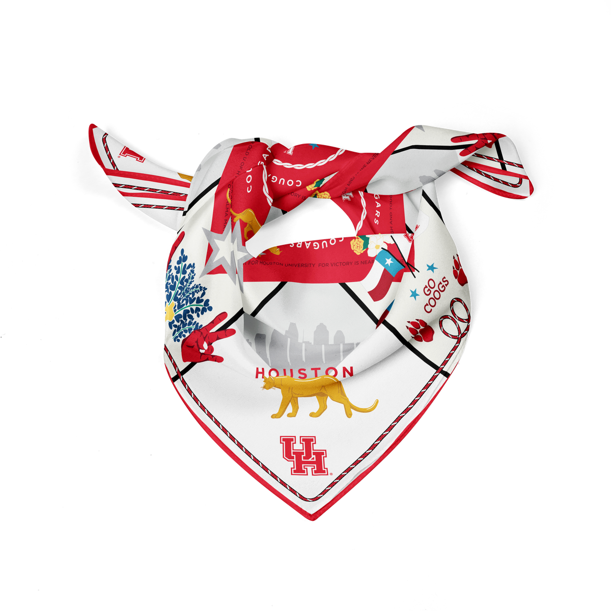 Houston Cougars Saturday Scarf Saturday Silks houston-cougars-saturday-scarf-saturday-silks